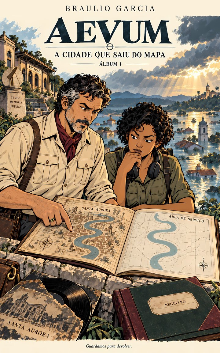 Capa de AEVUM, A cidade que saiu do mapa