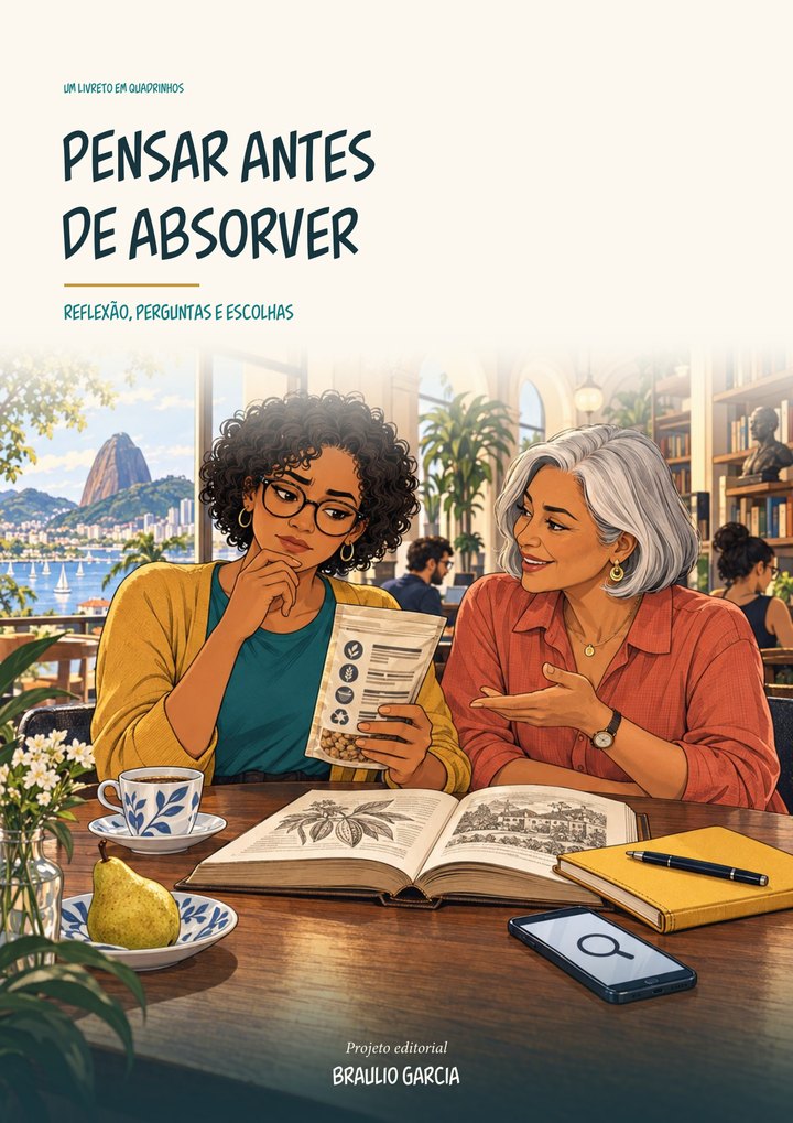 Capa de Pensar antes de absorver
